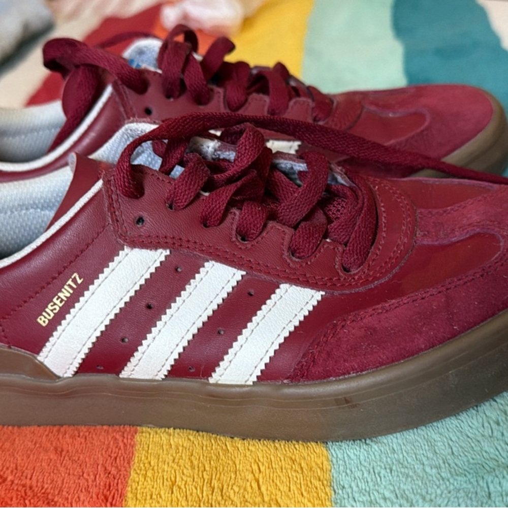Adidas Busenitz Men's Burgundy Skate Shoes